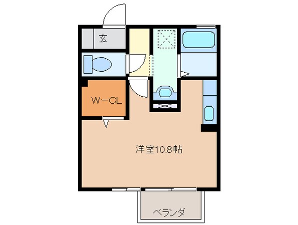 新正駅 徒歩7分 1階の物件間取画像